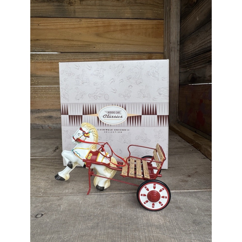 Hallmark Kiddie Car Classics Sidewalk Cruisers Late‎ 1940's Mobo Sulky Horse